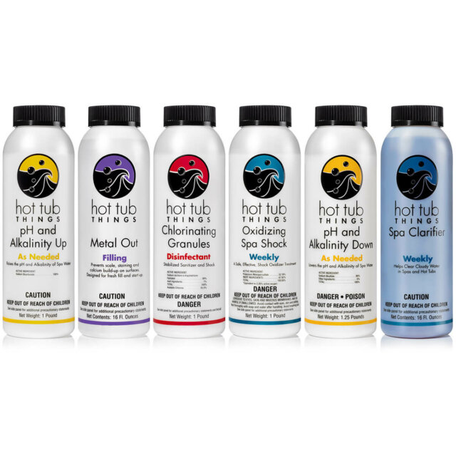 hot tub startup kit chemicals