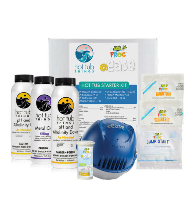components of @ease kit with storage box