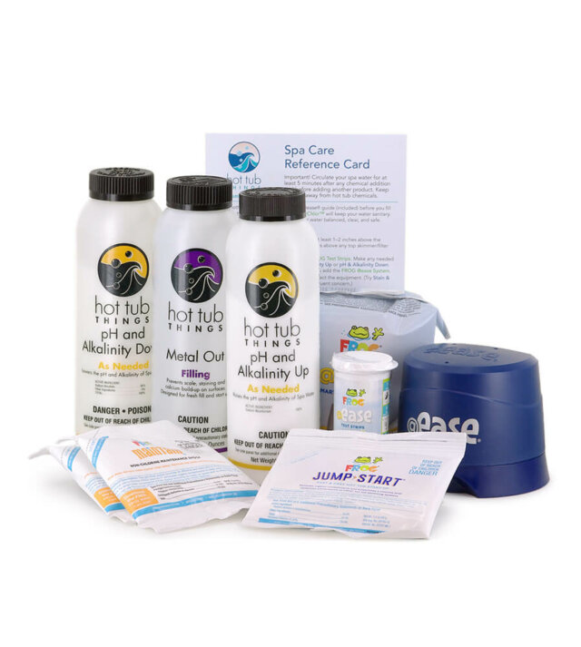 contents of @ease starter kit for jacuzzi